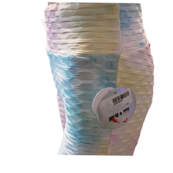 JOLIE & JOY Biker‎ Shorts Tie Dye Pastel Size Medium - Picture 3 of 6